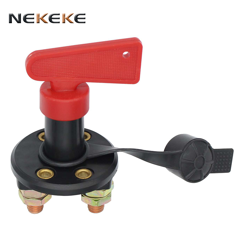 NEKEKE Rotary switch Battery Disconnect for Car Boat Truck battery cut off switch