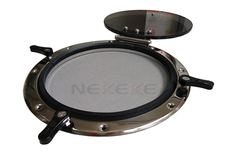 NEKEKE marine boat porthole window Stainless Steel 316L round porthole