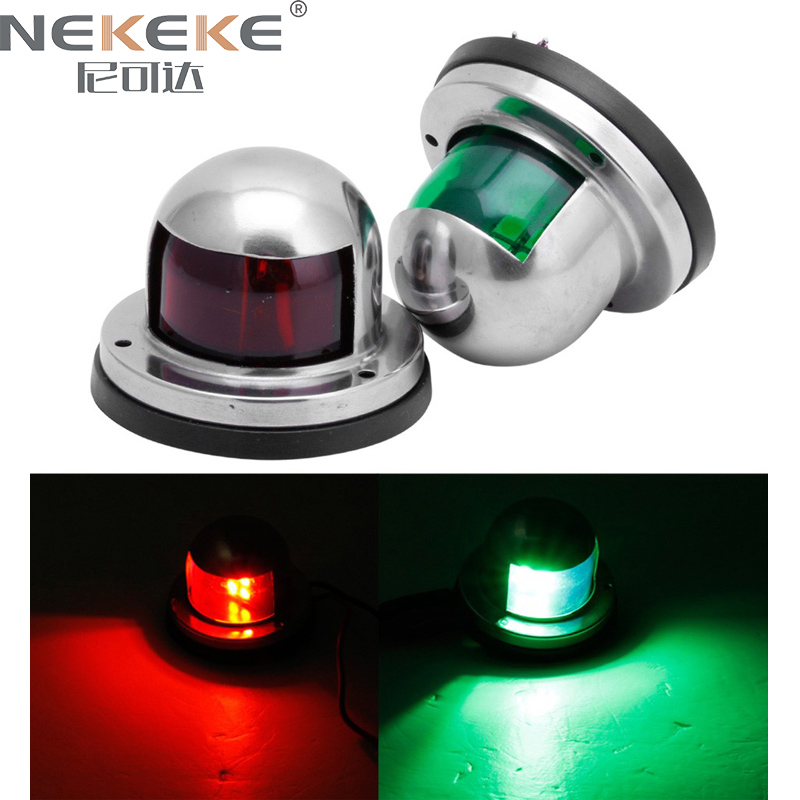 NEKEKE NL315 NL316 Red Green 12V marine LED navigation light port starboard light boat LED light