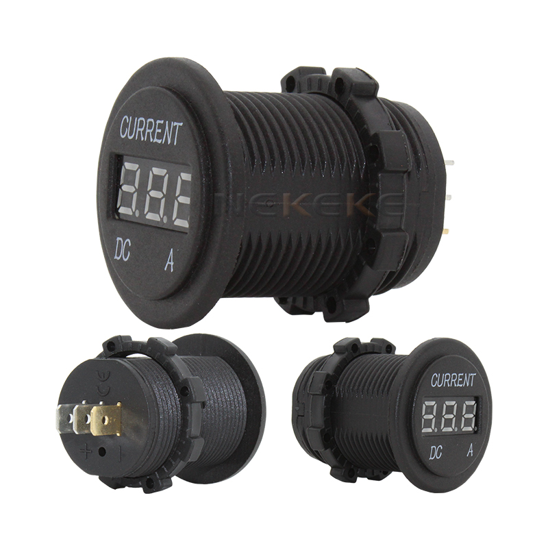 NEKEKE High quality DC 10A red digital amperemeter Current Meter for Car Motorcycle boat