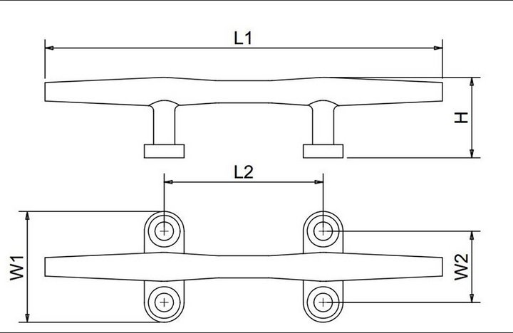 S.M0101 Hollow Base Cleat