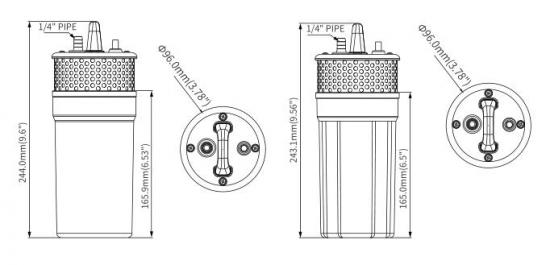 12V DC submersible well pump Livestock Watering