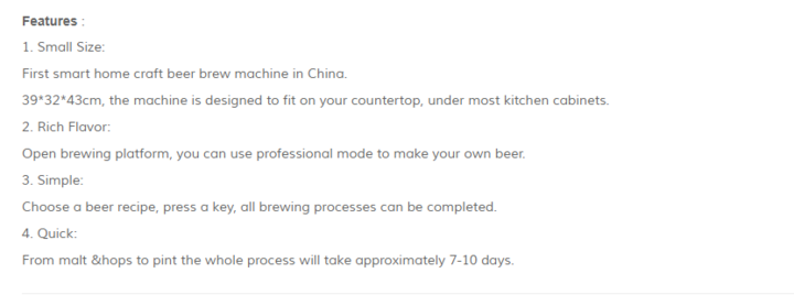 home use automatic refined beer brewing machine