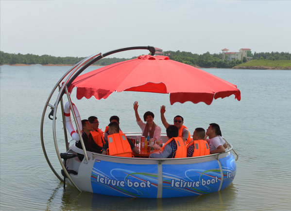 Electric barbecue boat 10 person type