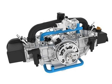 "Thrush" gasoline engine (20hp)