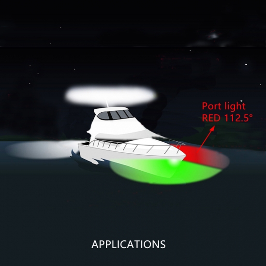 Marine left LED side light