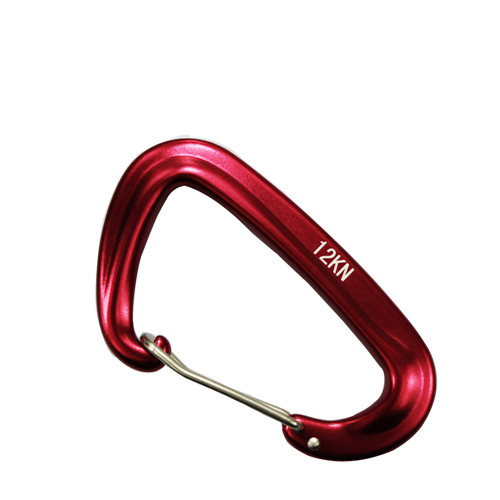 Aluminum KN12 climbing carabiner