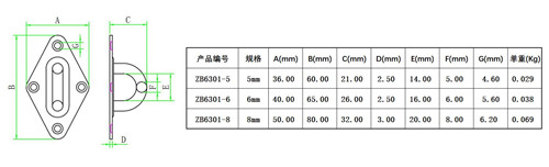 diamond eye plate