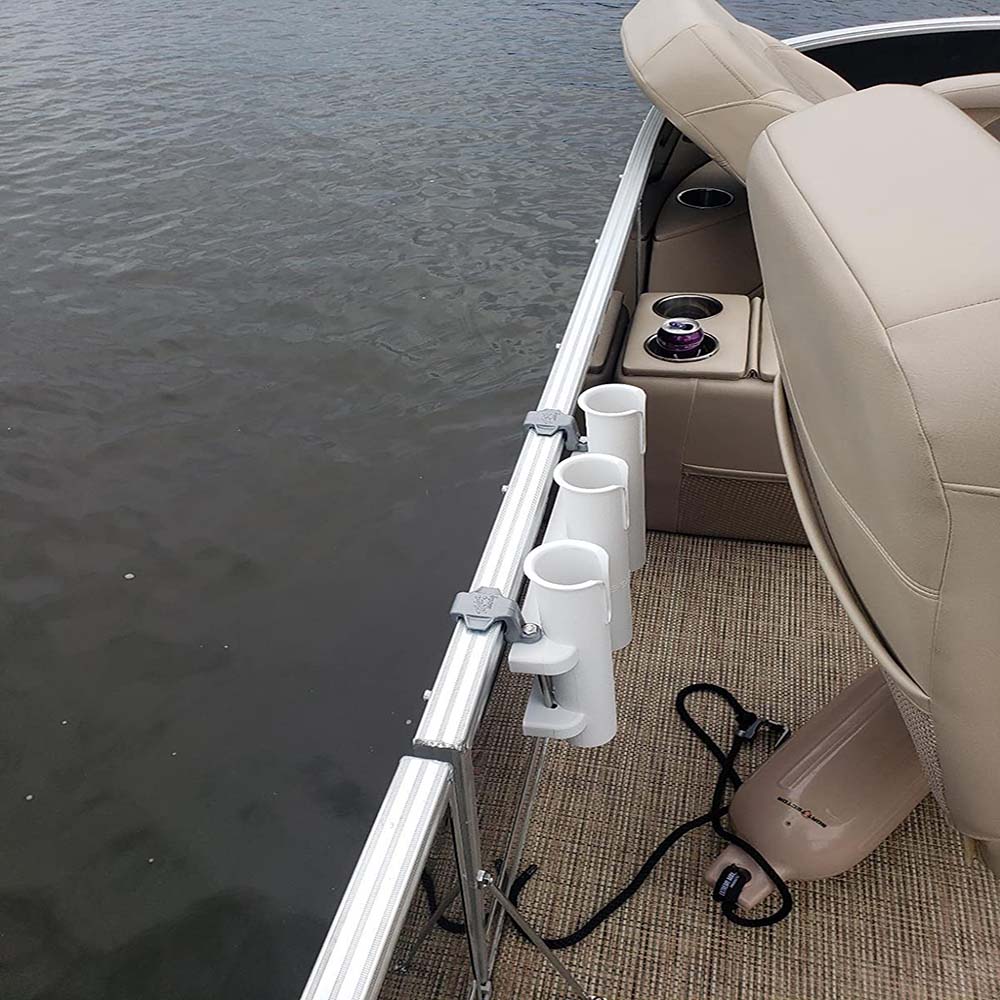 Nylon plastic 3 pole fishing rod holder