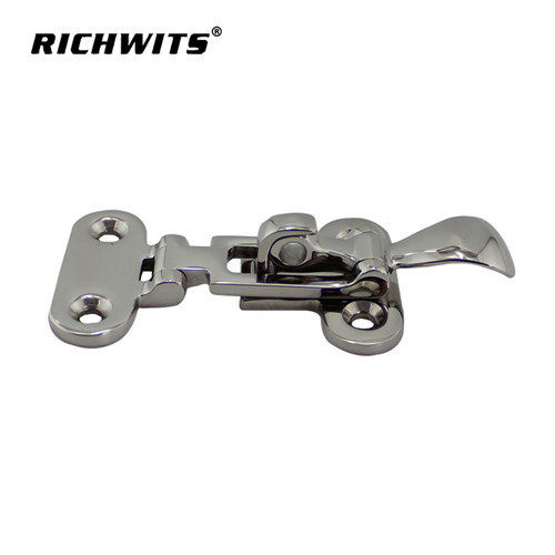 high polished marine hardawre anti-rattle latch stainless steel 316  toggle latch