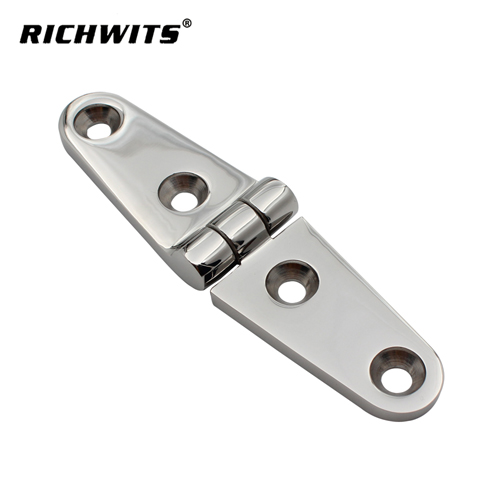 Stainless steel high polished  casted strap hinge