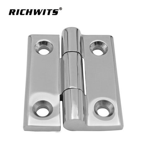 Stainless steel casted high polished flat hinge