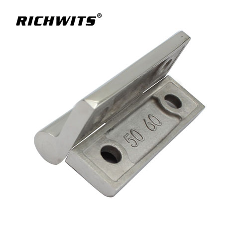 Stainless steel casted high polished flat hinge