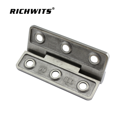 Stainless steel casted high polished flat hinge