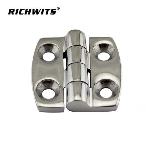 Stainless steel casted high polished flat hinge