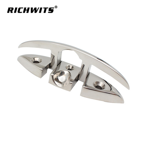 High polished dock cleat marine stainelss steel 316 folding cleat