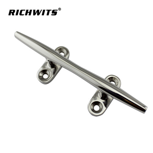 High polished marine hardware stainelss steel 316 Hollow base cleat