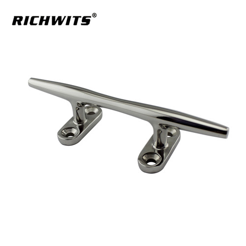 High polished marine hardware stainelss steel 316 Hollow base cleat