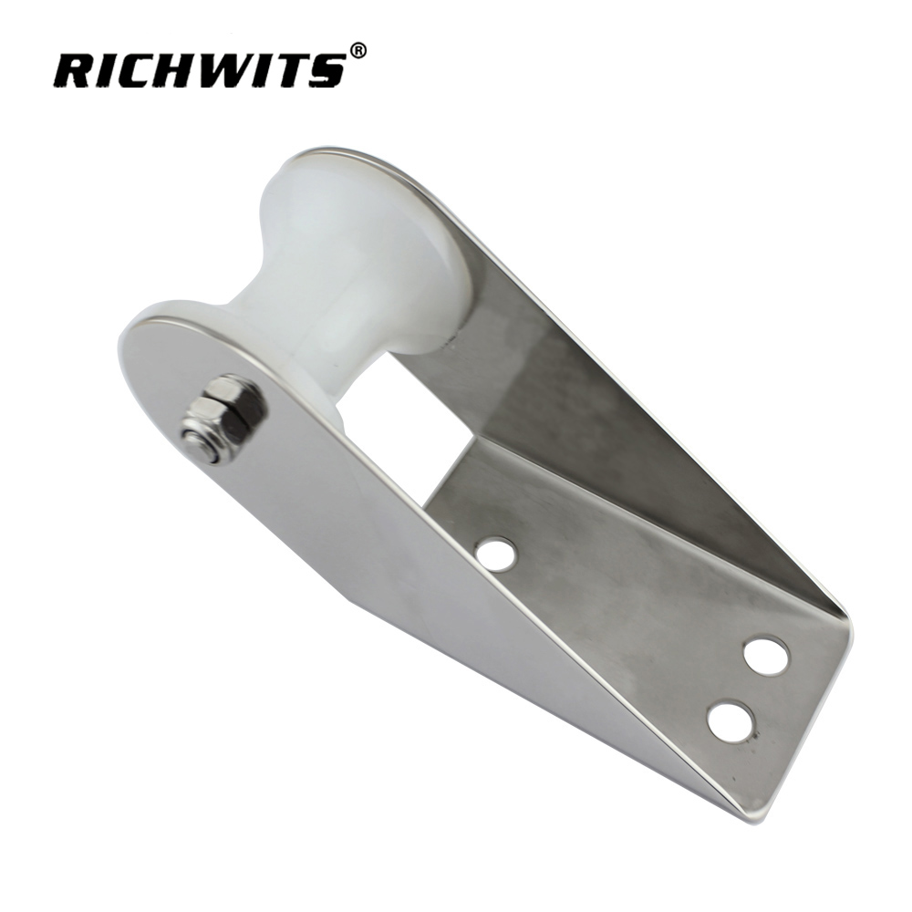 Richwits stainless steel boat anchor bow roller high polished