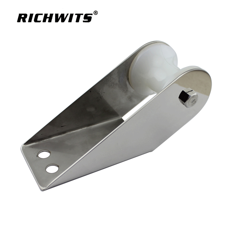 Richwits stainless steel boat anchor bow roller high polished