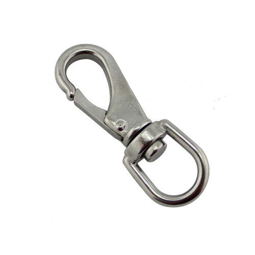 High Quality rope connector Swivel Dog leash Carabiner stainless steel Snap Hook