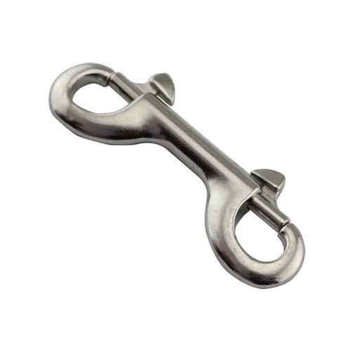 Stainless Steel Hook safety Double Ended Snap Hook for Scuba diving