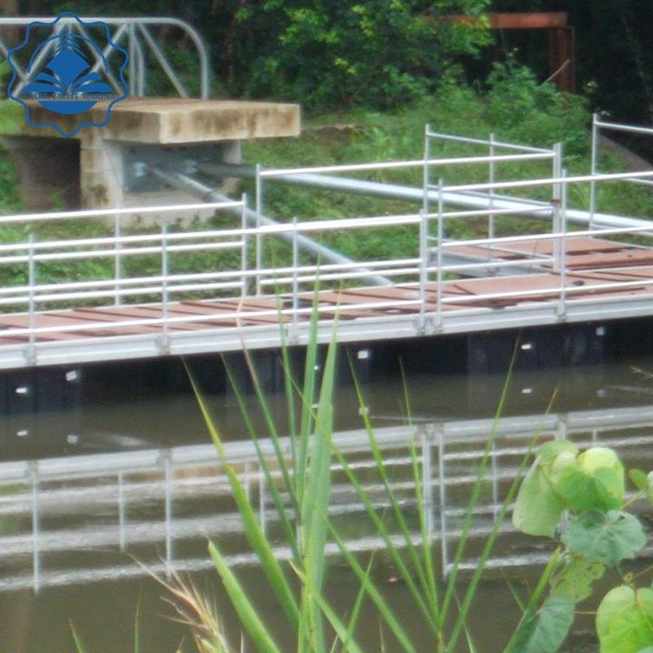 Galvanized steel structure pontoon