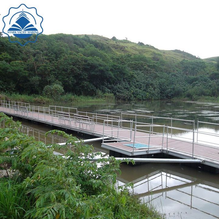 Galvanized steel structure pontoon