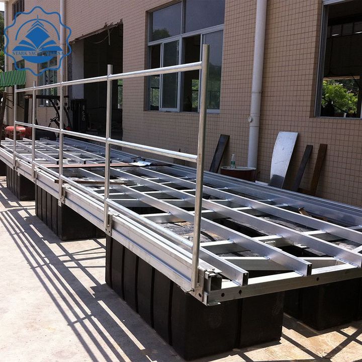 Galvanized steel structure pontoon