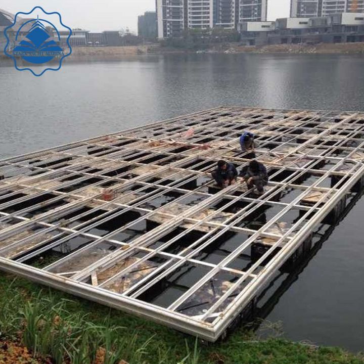 Anchor device floating platform