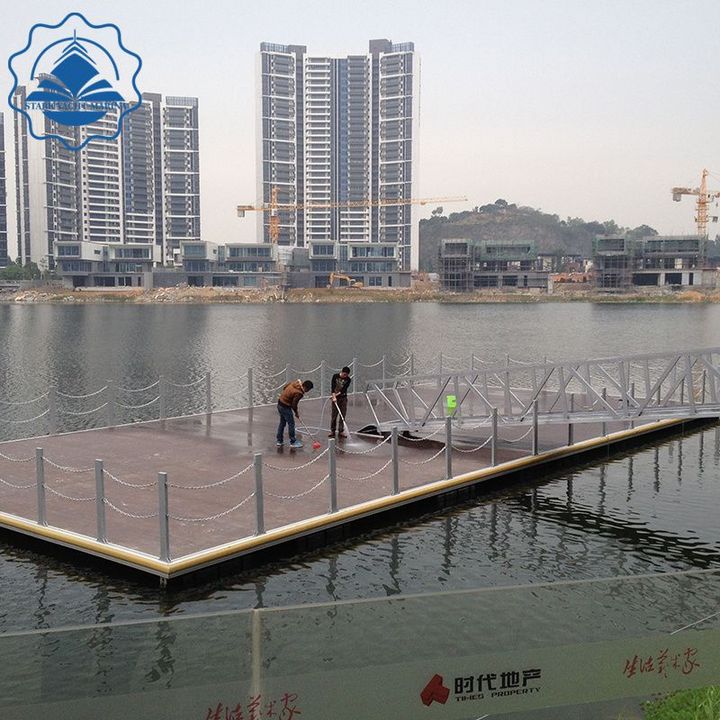 Anchor device floating platform