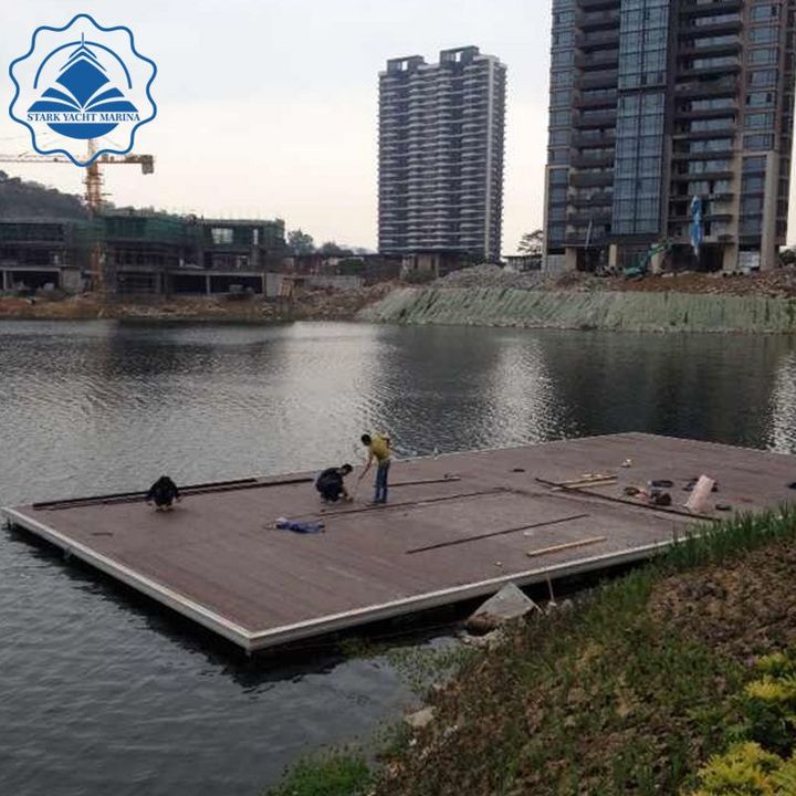 Anchor device floating platform