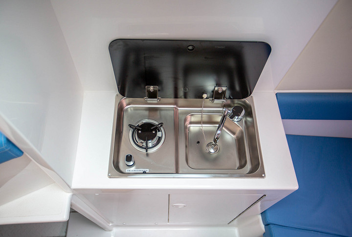 Blue whale WA360 boat