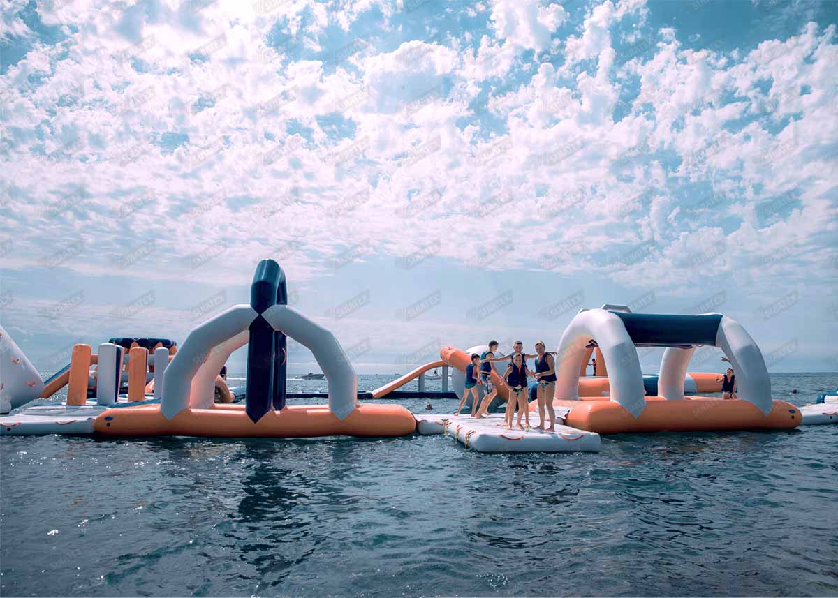 Inflatable boat for water entertainment