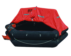 inflatable life-raft