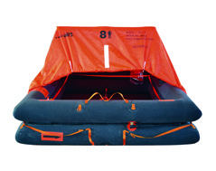 inflatable life-raft