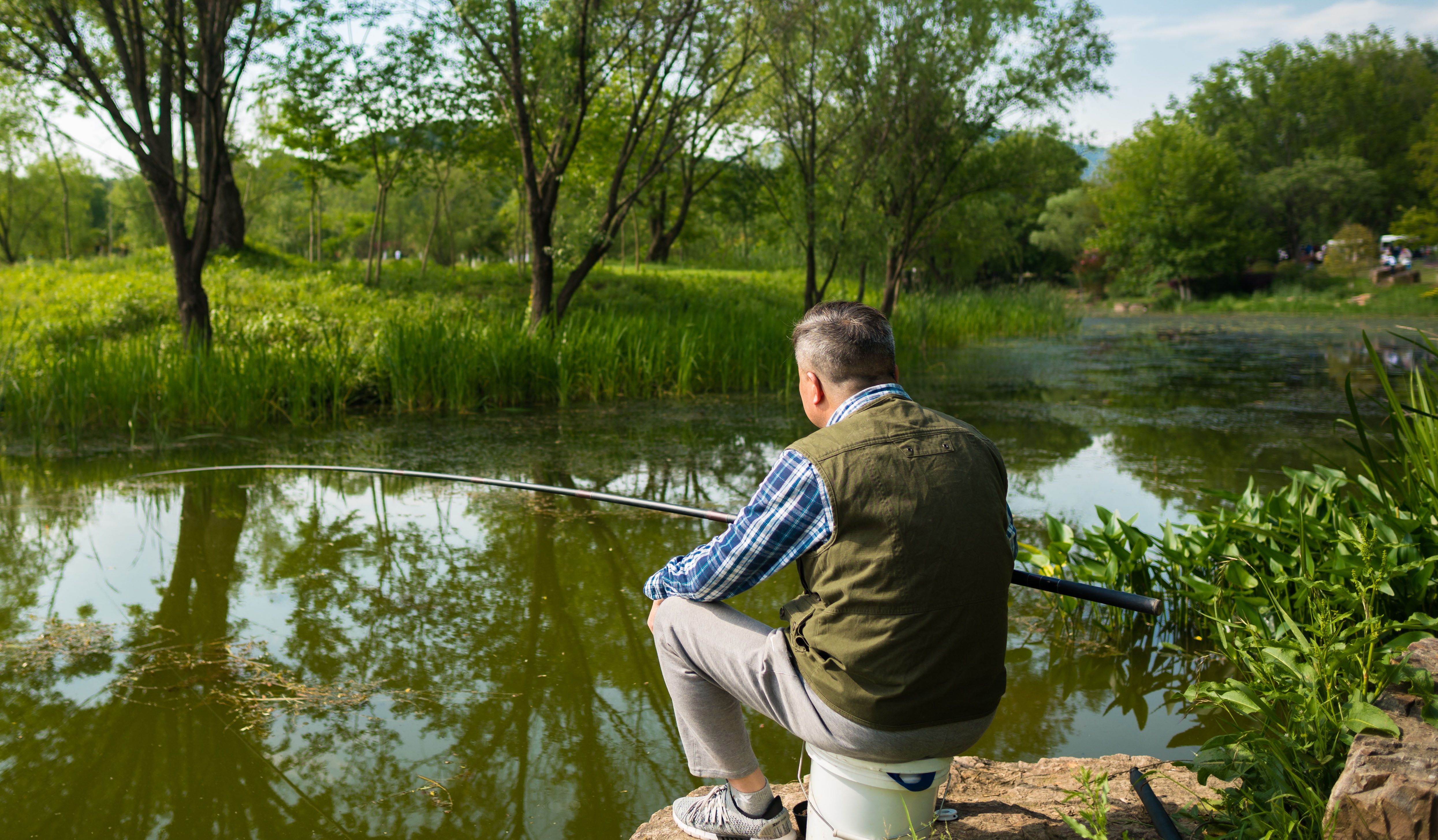 Women spend money on bags, men spend money on fishing