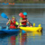 Portable Plastic Ocean Kayak for Kids Recreation