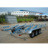 boat trailer with triple axle