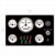 Hot sale Marine Engine Instrument Gauge panel Truck 5 Gauge Dash Cluster Panel Set White,Black, Compatible All Vessels