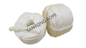 Nylon Twisted braided white anchor rope    (No : 636330(W))