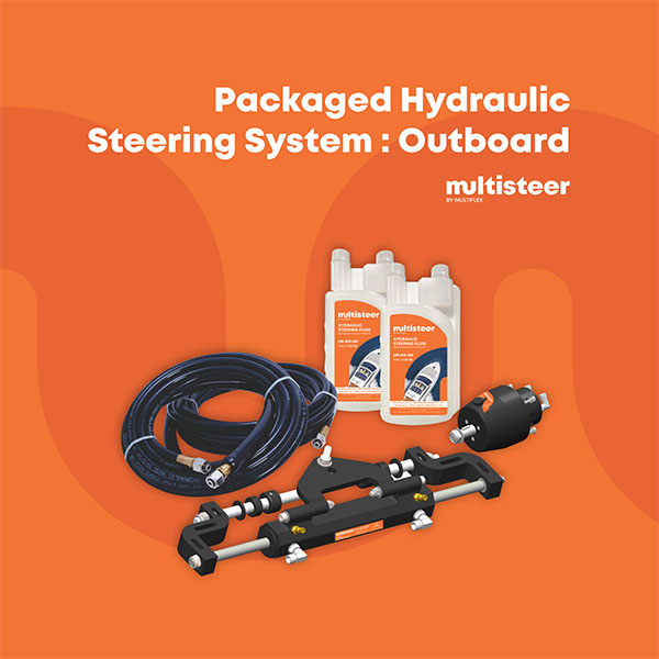 OH-175 | Packaged Outboard Hydraulic Steering Kit for engines upto 175 Hp