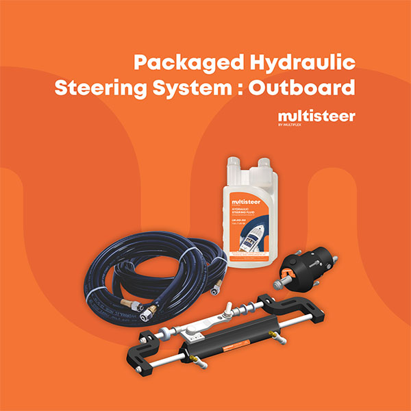 OH-115 | Packaged Outboard Hydraulic Steering Kit for engines upto 115 Hp